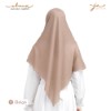 Jilbab Afra Voal Polos - Water Repellent - JAFR - Almaa' 07 Beige